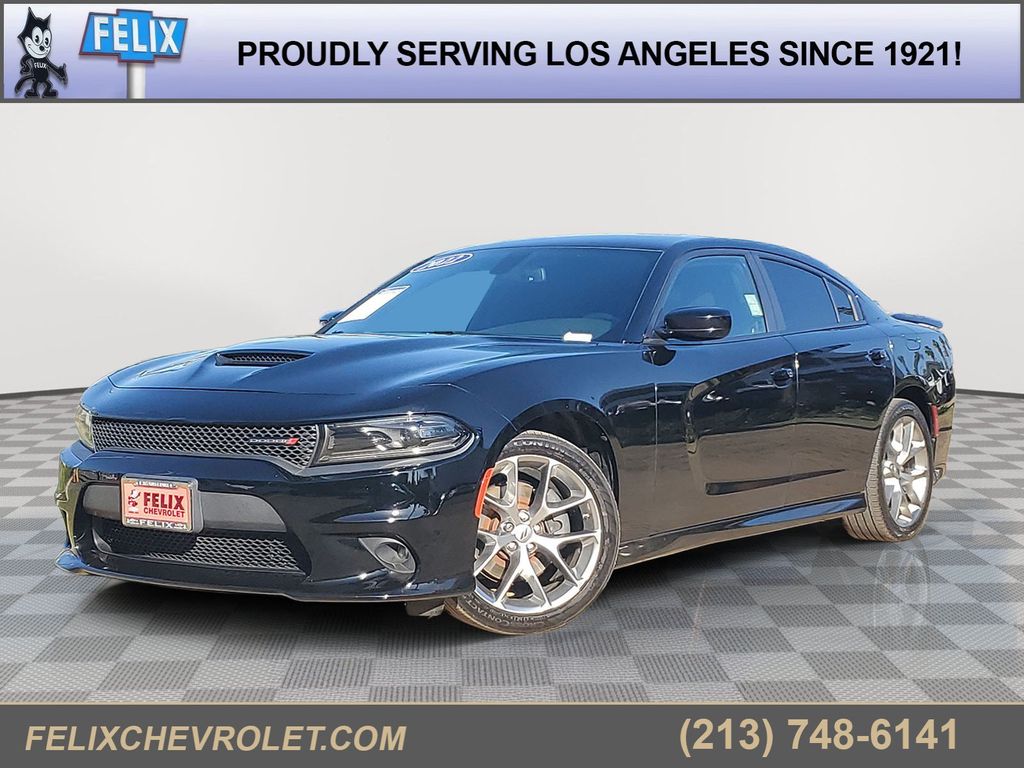 Pitch Black Clearcoat 2022 Dodge Charger Sedan Rear-Wheel Drive 8-Speed Automatic
