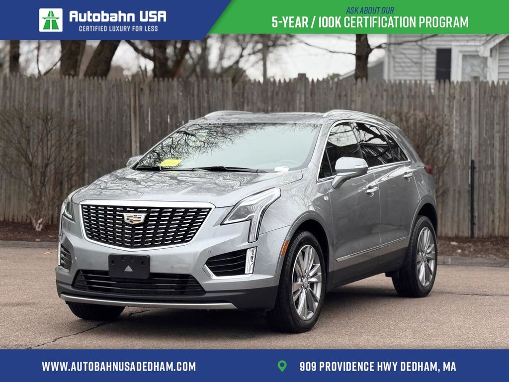 Silver 2024 Cadillac XT5 Premium Luxury AWD SUV / Crossover Four-Wheel Drive 9-Speed Automatic