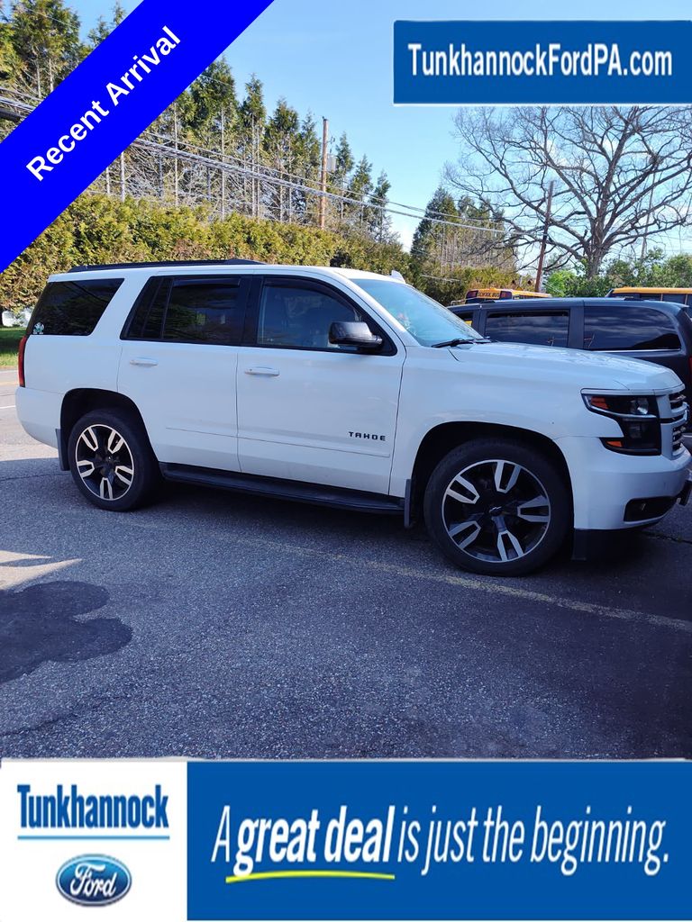 Summit White 2018 Chevrolet Tahoe SUV / Crossover Four-Wheel Drive 6-Speed Automatic Overdrive
