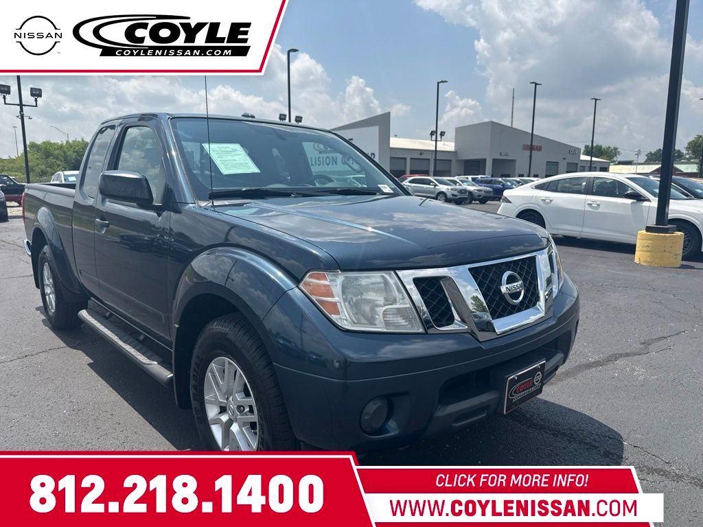Arctic Blue Metallic 2016 Nissan Frontier Pickup Truck Four-Wheel Drive 5-Speed Automatic Overdrive