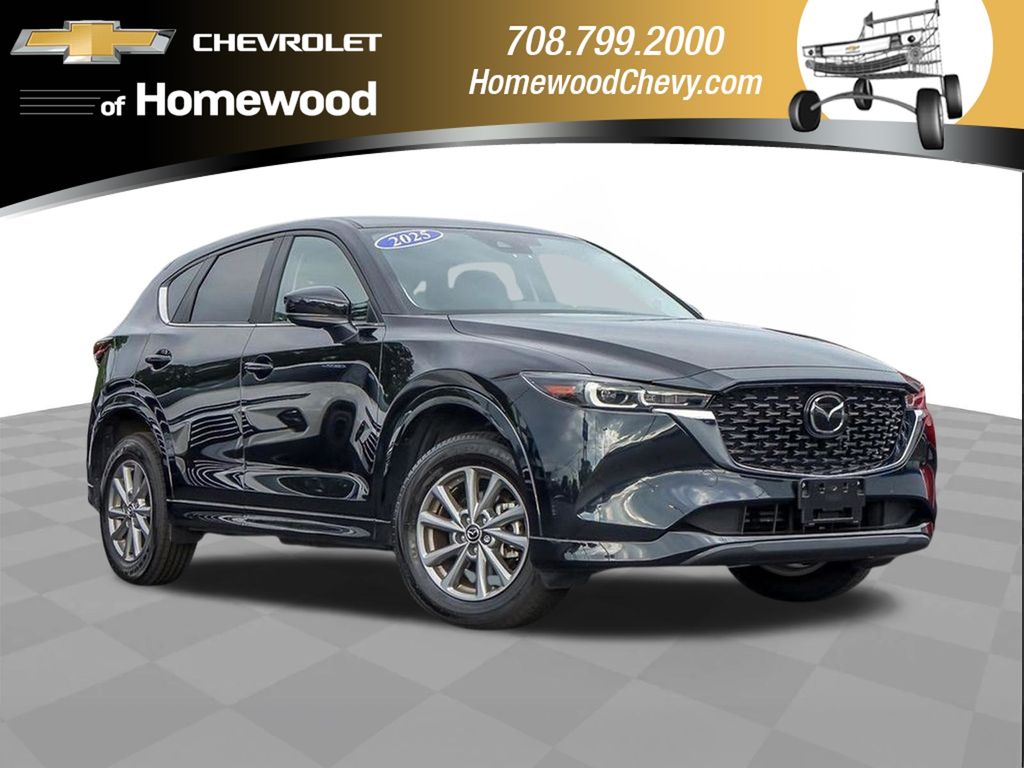 Jet Black Mica 2025 Mazda CX-5 SUV / Crossover All-Wheel Drive 6-Speed Automatic