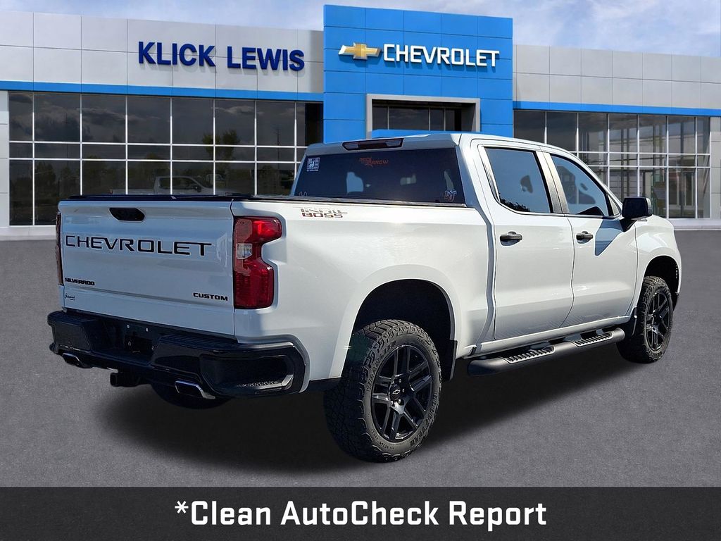 2022 Chevrolet Silverado 1500 Custom Trail Boss White at Carlisle Cadillac Buick GMC