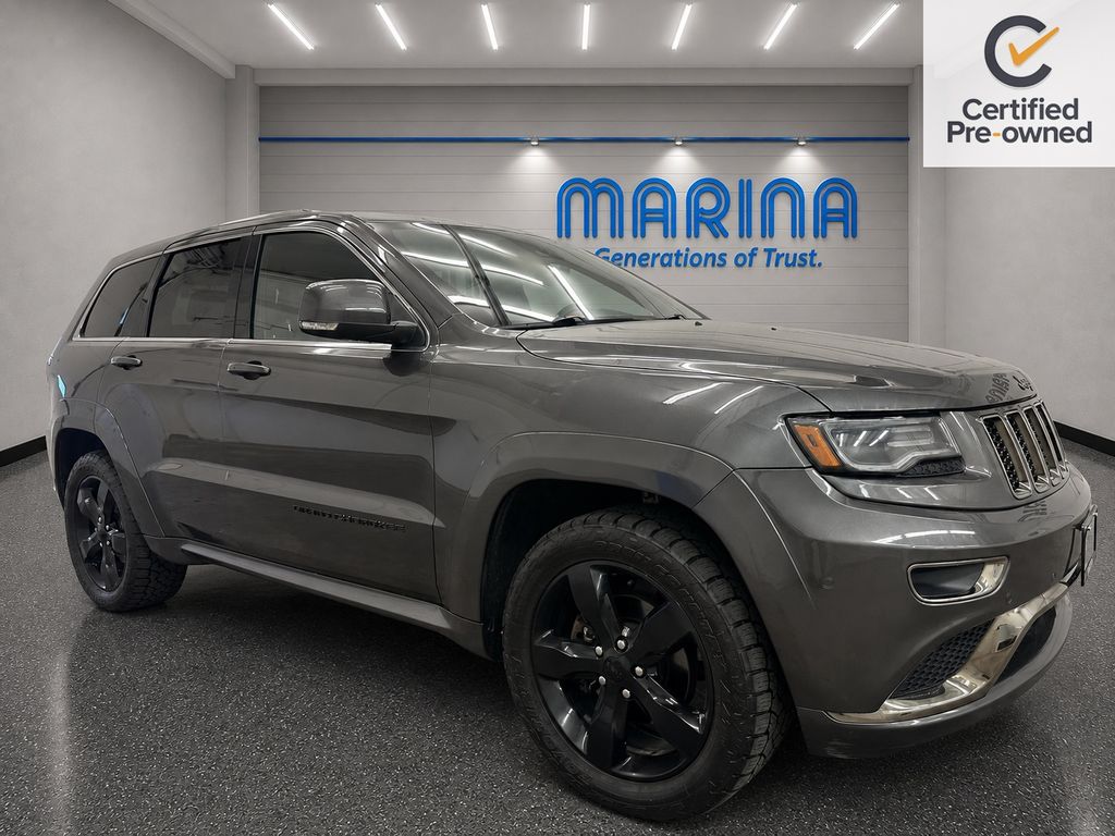 Gray (Granite Crystal Metallic Clearcoat) 2016 Jeep Grand Cherokee SUV / Crossover Four-Wheel Drive 8-Speed Automatic