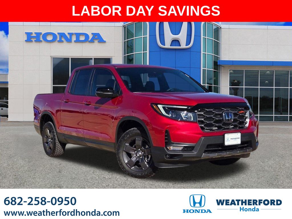 Radiant Red Metallic II 2026 Honda Ridgeline Pickup Truck All-Wheel Drive 9-Speed Automatic