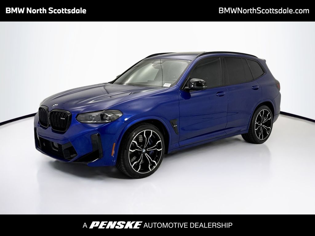 Marina Bay Blue Metallic 2024 BMW X3 M AWD SUV / Crossover All-Wheel Drive 8-Speed Automatic