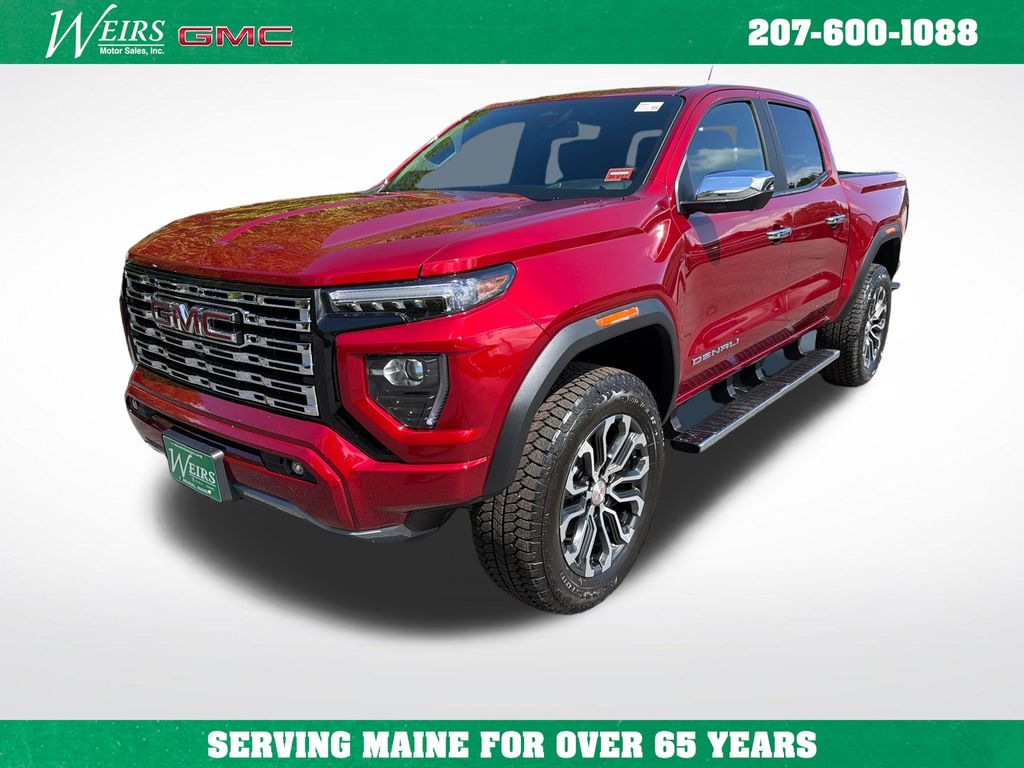 Volcanic Red Tintcoat 2026 GMC Canyon Denali Crew Cab 4WD Pickup Truck Four-Wheel Drive 8-Speed Automatic