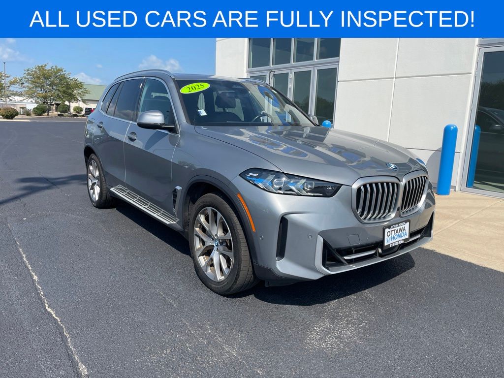 Gray Metallic 2025 BMW X5 SUV / Crossover All-Wheel Drive 8-Speed Automatic