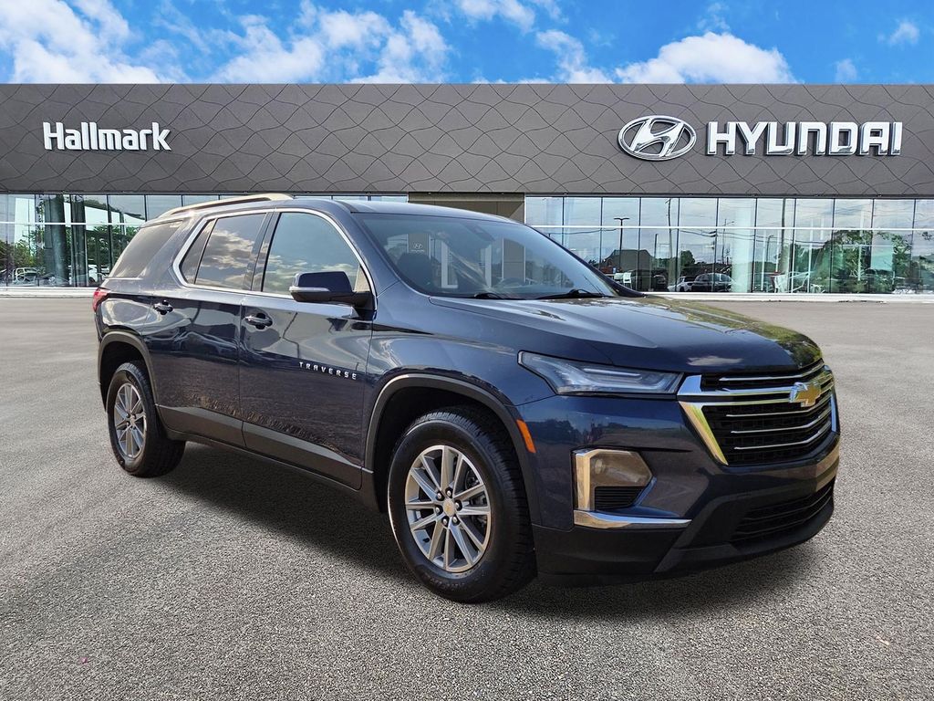 Northsky Blue Metallic 2023 Chevrolet Traverse SUV / Crossover Four-Wheel Drive 9-Speed Automatic