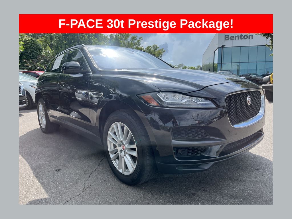 Black 2018 Jaguar F-PACE SUV / Crossover All-Wheel Drive 8-Speed Automatic