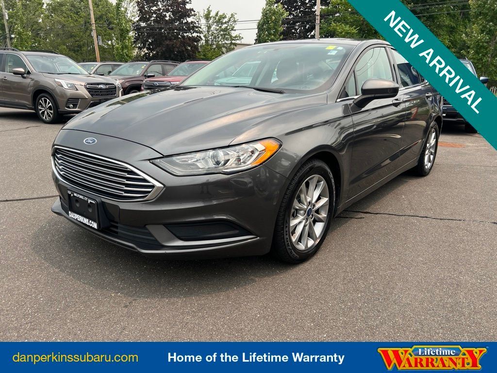 Gray (Magnetic) 2017 Ford Fusion Sedan Front-Wheel Drive 6-Speed Automatic