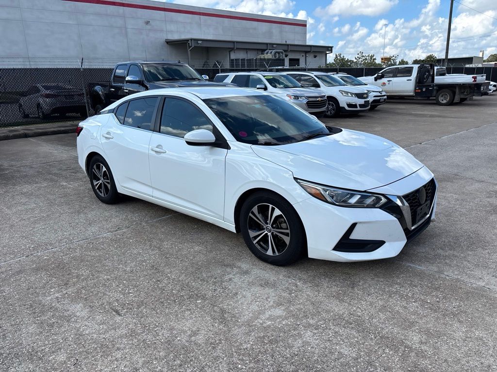 2022 Nissan Sentra SV White at Wharton Ford