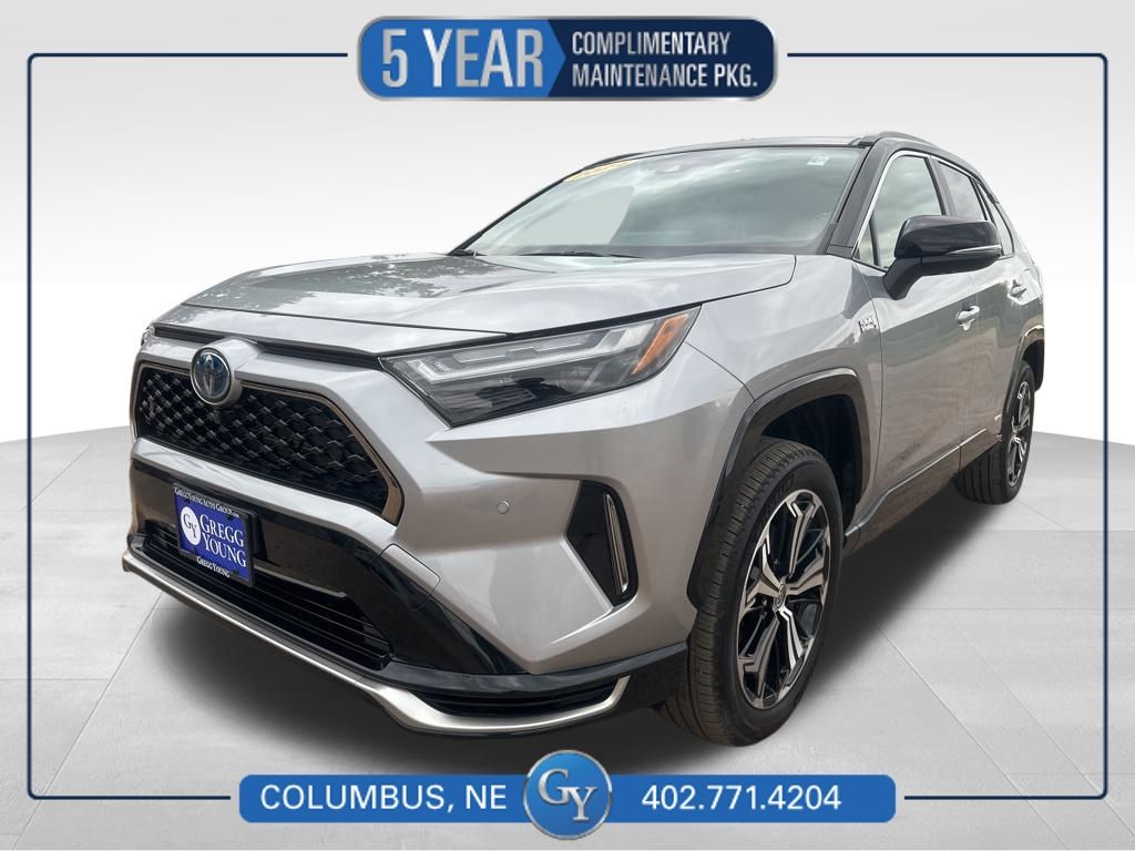 Midnight Black Metallic 2024 Toyota RAV4 Prime SUV / Crossover All-Wheel Drive Continuously Variable Transmission