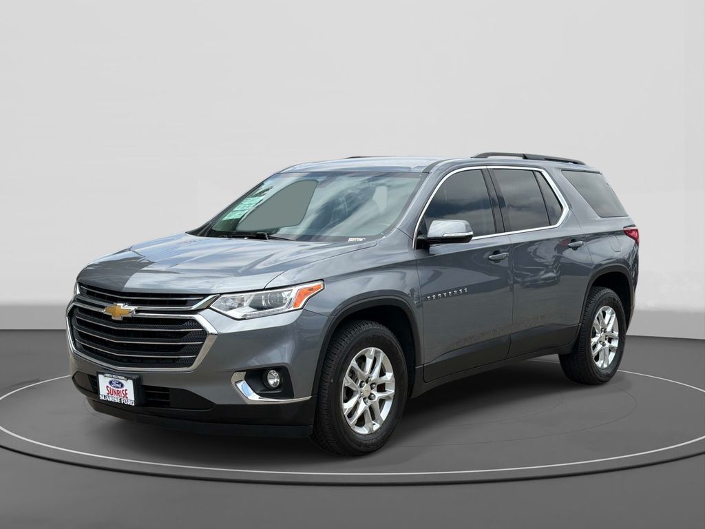 Gray (Satin Steel Metallic) 2019 Chevrolet Traverse SUV / Crossover Front-Wheel Drive 9-Speed Automatic