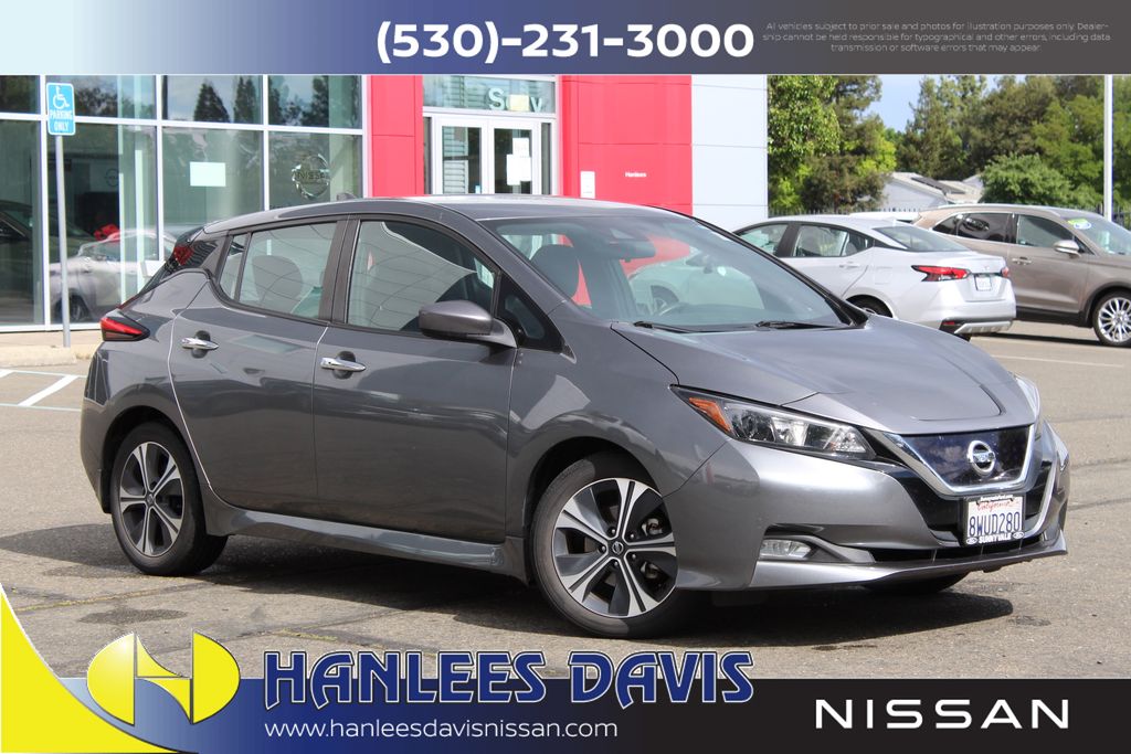Gray (Gun Metallic) 2021 Nissan LEAF SV FWD Hatchback Front-Wheel Drive Automatic