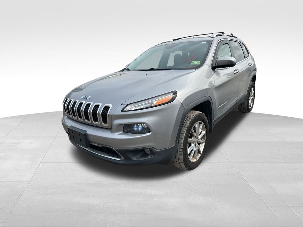 2014 Billet Silver Metallic Clearcoat Jeep Cherokee Limited 4X4 SUV