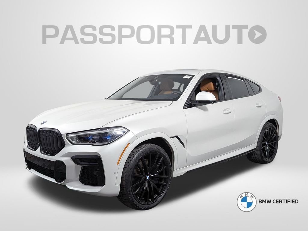 Mineral White Metallic 2023 BMW X6 M50i AWD SUV / Crossover All-Wheel Drive 8-Speed Automatic