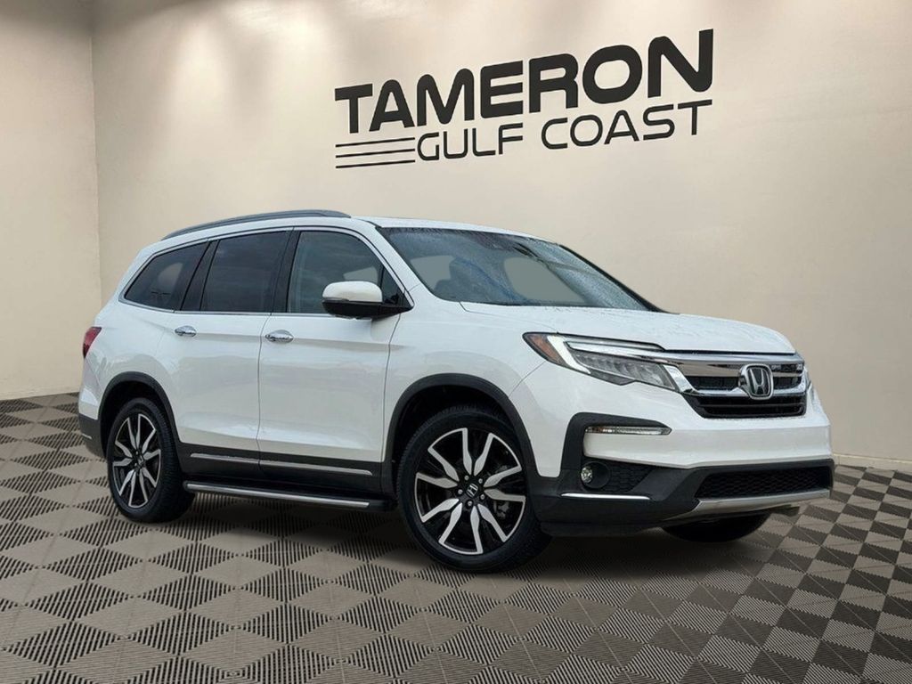 Platinum White Pearl 2021 Honda Pilot SUV / Crossover Front-Wheel Drive 9-Speed Automatic