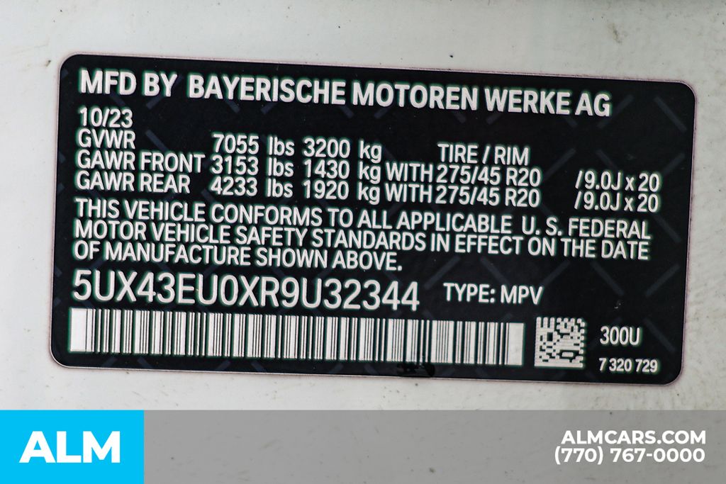 Used 2024 White BMW xDrive50e / MT Certified image 65