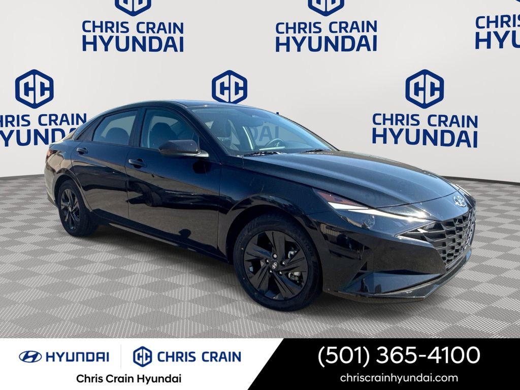 Onyx Black 2023 Hyundai Elantra Hybrid Blue FWD Sedan Front-Wheel Drive 6-Speed Dual Clutch