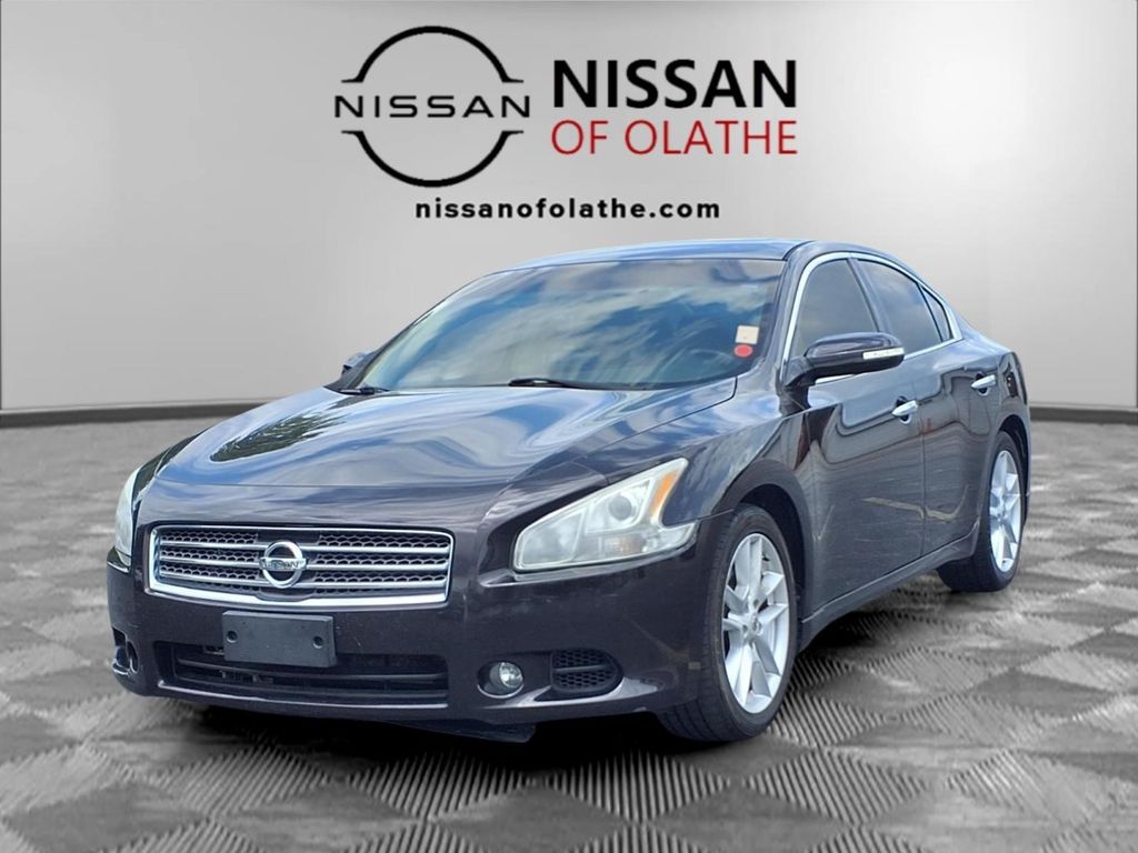 Red (Crimson Black) 2010 Nissan Maxima SV Sedan Front-Wheel Drive Continuously Variable Transmission