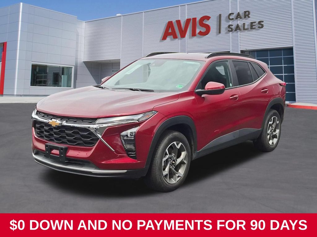 Red (Crimson) 2025 Chevrolet Trax SUV / Crossover Front-Wheel Drive 6-Speed Automatic
