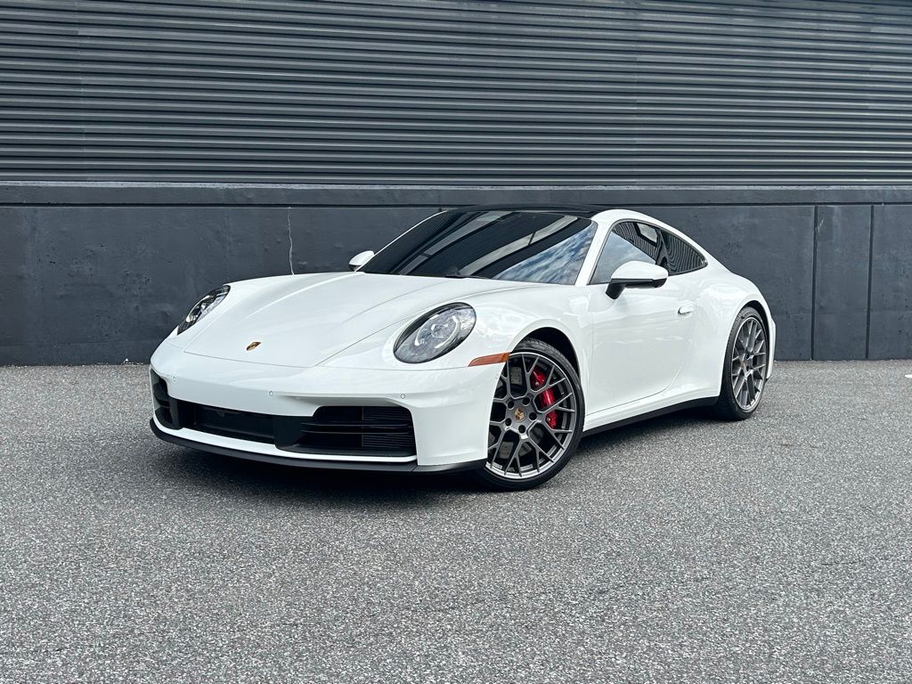 White 2026 Porsche 911 Carrera S Coupe RWD Coupe Rear-Wheel Drive 8-Speed Automatic