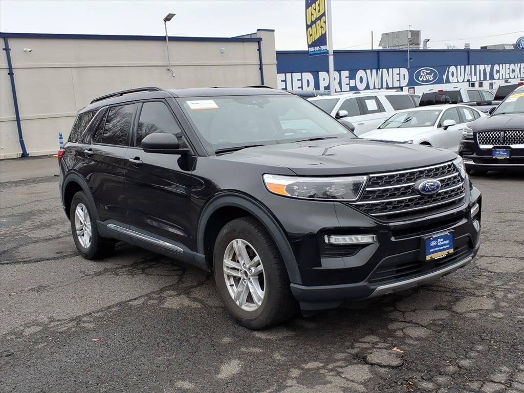 Agate Black Metallic 2022 Ford Explorer XLT AWD SUV / Crossover All-Wheel Drive Automatic
