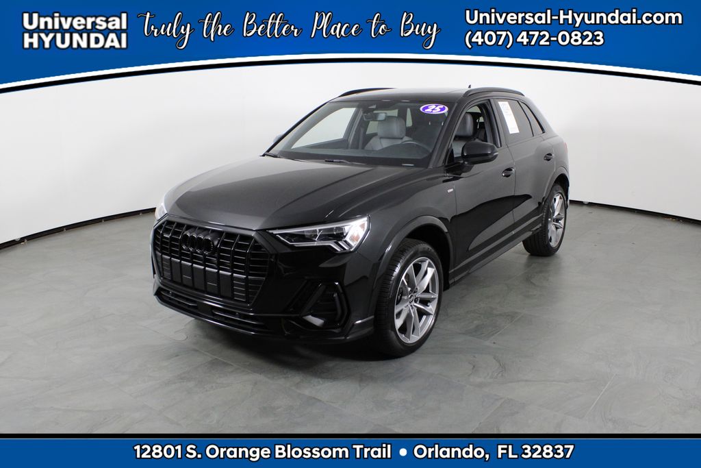 Mythos Black Metallic 2025 Audi Q3 quattro Premium S Line 45 TFSI SUV / Crossover All-Wheel Drive 8-Speed Automatic