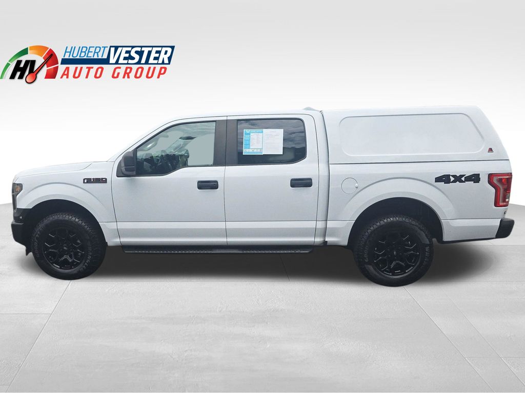 Oxford White 2017 Ford F-150 XL SuperCrew 4WD Pickup Truck Four-Wheel Drive 6-Speed Automatic