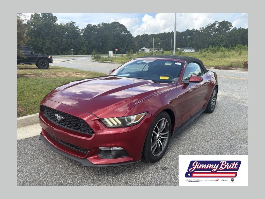 Ruby Red Metallic 2015 Ford Mustang Convertible Rear-Wheel Drive 6-Speed Manual