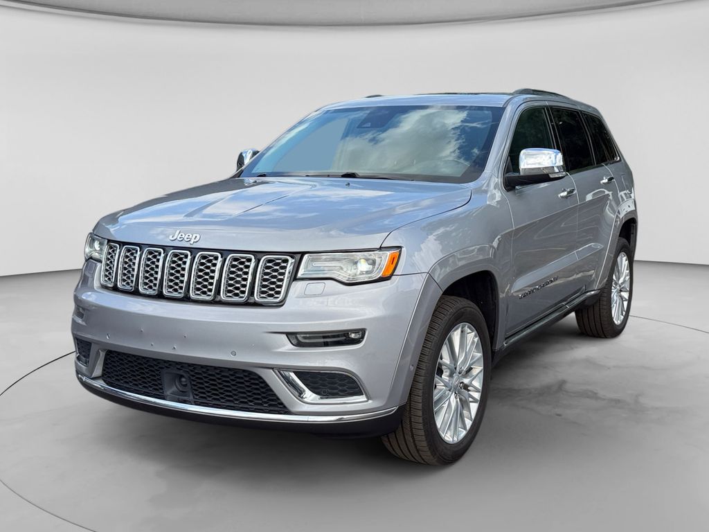 Billet Silver Metallic Clearcoat 2018 Jeep Grand Cherokee SUV / Crossover Four-Wheel Drive 8-Speed Automatic