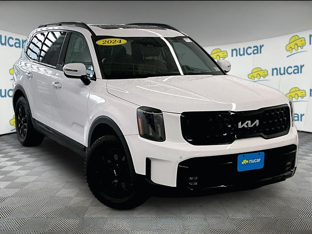 Glacial White Pearl 2024 Kia Telluride SUV / Crossover All-Wheel Drive 8-Speed Automatic