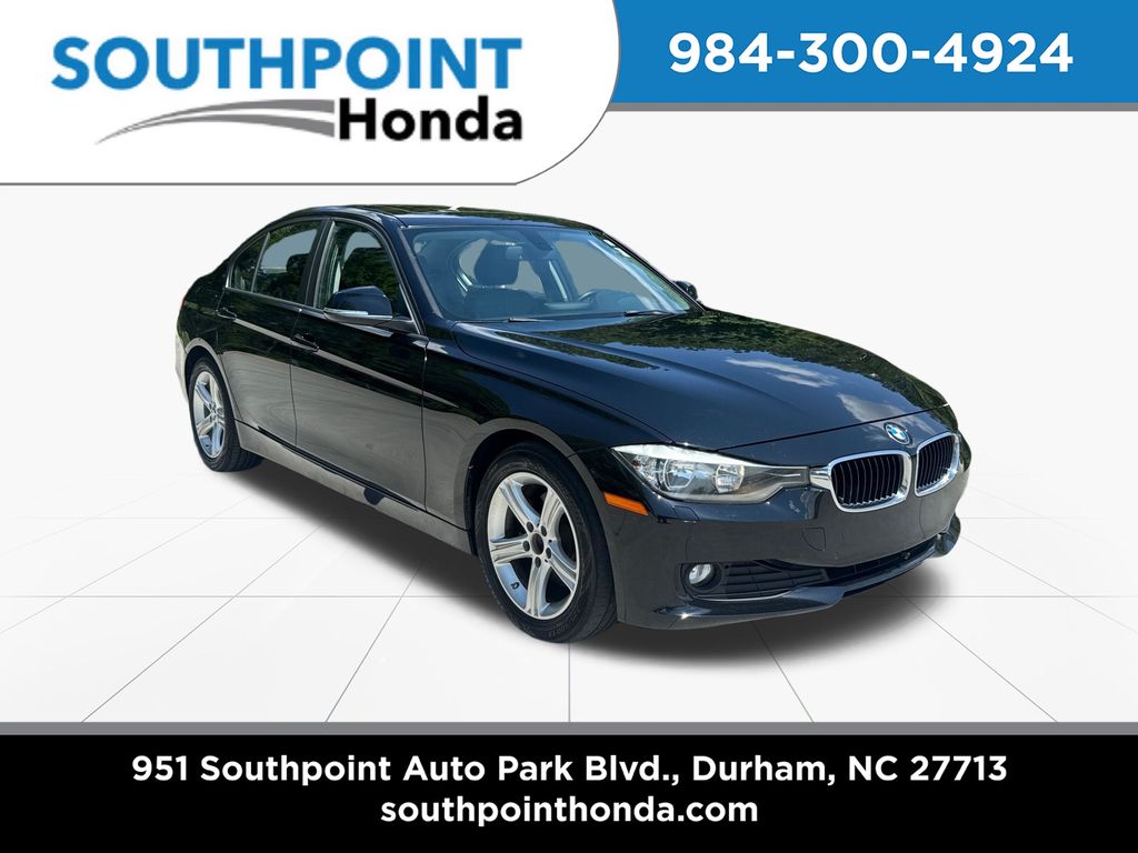 Jet Black 2015 BMW 3 Series Sedan All-Wheel Drive 8-Speed Automatic