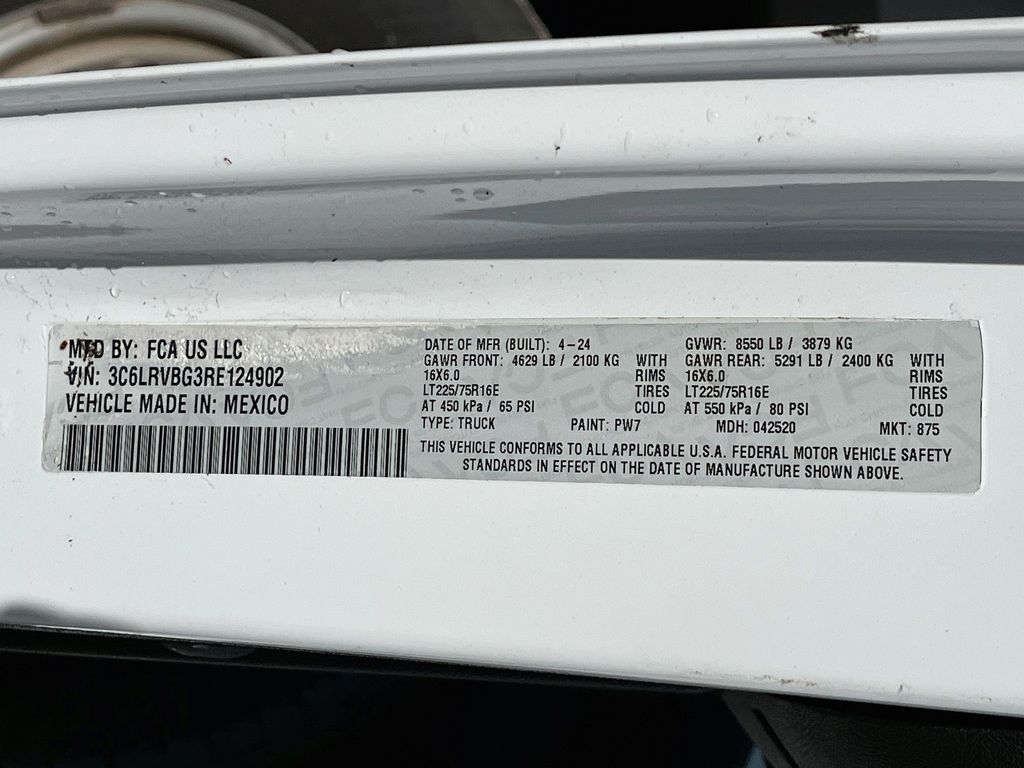 2024 Ram ProMaster 1500 Base White at Emmons Autoplex