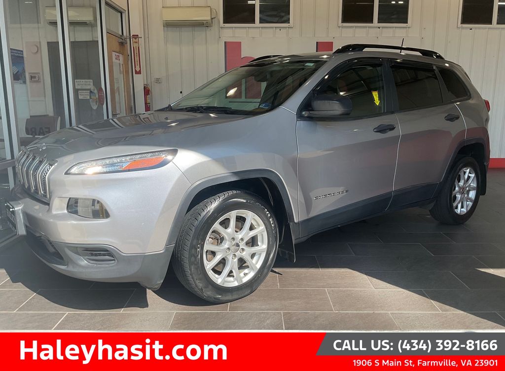 Billet Silver Metallic Clearcoat 2016 Jeep Cherokee SUV / Crossover Front-Wheel Drive 9-Speed Automatic