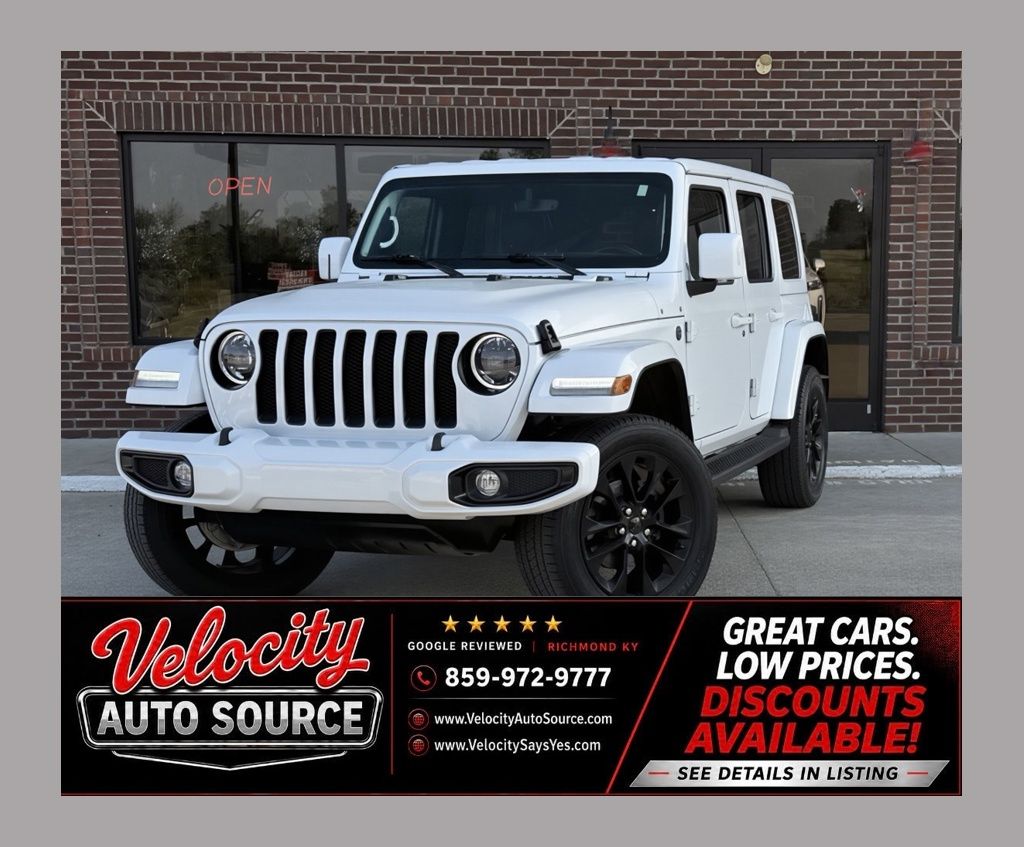 Bright White Clearcoat 2023 Jeep Wrangler Sahara Altitude 4-Door 4WD SUV / Crossover Four-Wheel Drive 8-Speed Automatic