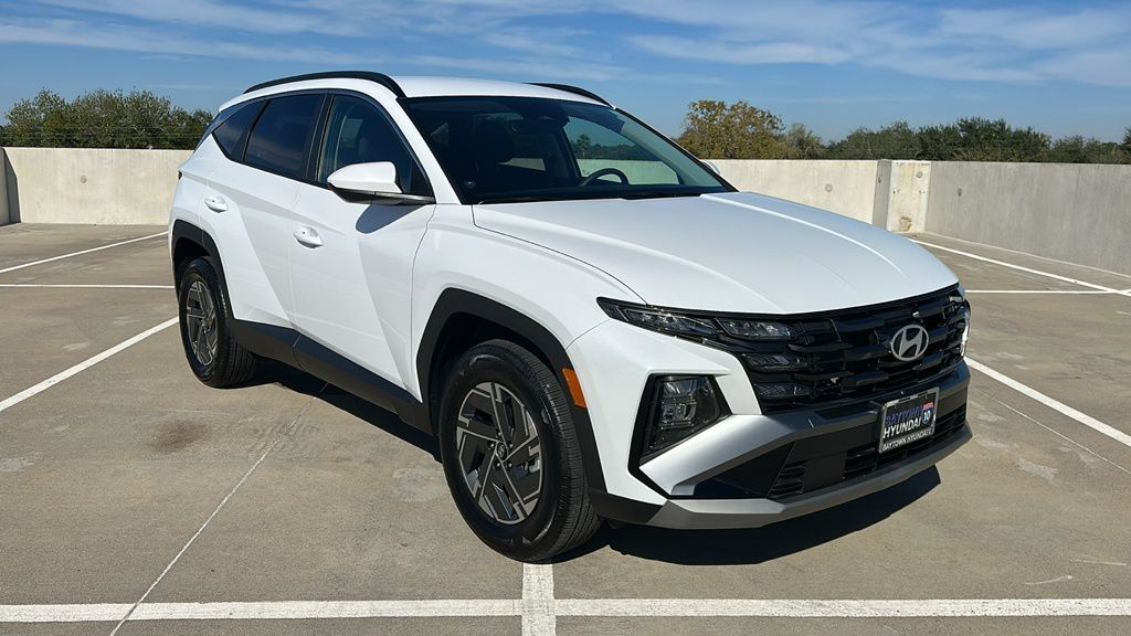 2025 Hyundai Tucson Hybrid Blue White at Baytown Hyundai
