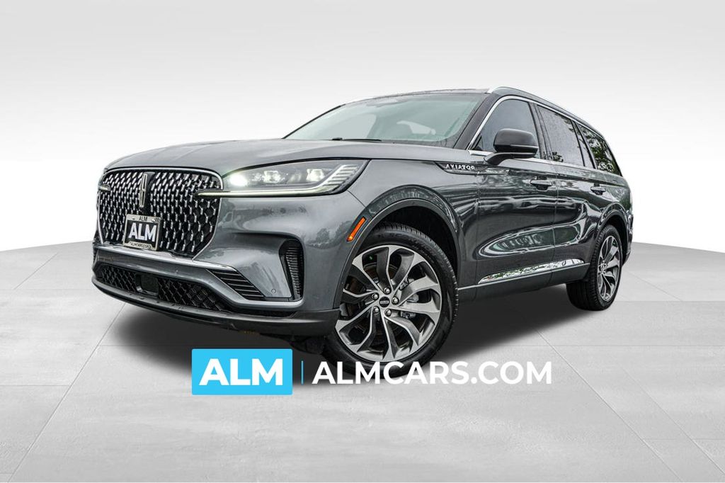 Asher Gray Metallic Clearcoat 2025 Lincoln Aviator SUV / Crossover All-Wheel Drive Automatic