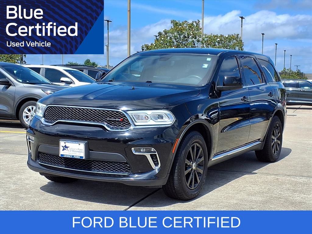 DB Black Crystal Clearcoat 2021 Dodge Durango SXT RWD SUV / Crossover Rear-Wheel Drive 8-Speed Automatic