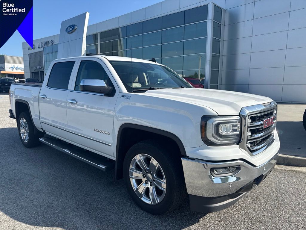 Summit White 2018 GMC Sierra 1500 Pickup Truck Four-Wheel Drive 8-Speed Automatic Overdrive