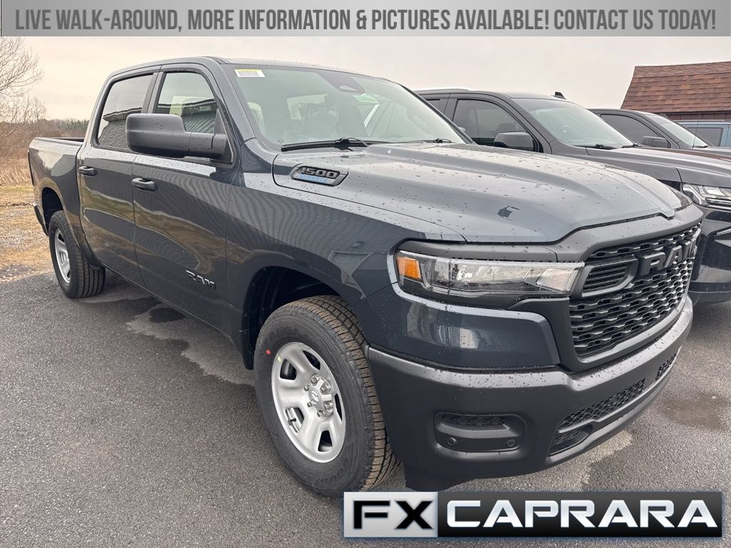 Forged Blue Metallic 2026 RAM 1500 Tradesman Crew Cab 4WD Pickup Truck Four-Wheel Drive 8-Speed Automatic