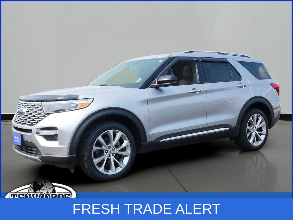 Silver 2021 Ford Explorer SUV / Crossover All-Wheel Drive Automatic