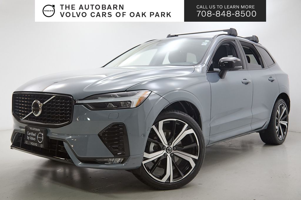 Thunder Gray Metallic 2024 Volvo XC60 B5 Ultimate Dark Theme AWD SUV / Crossover All-Wheel Drive Automatic