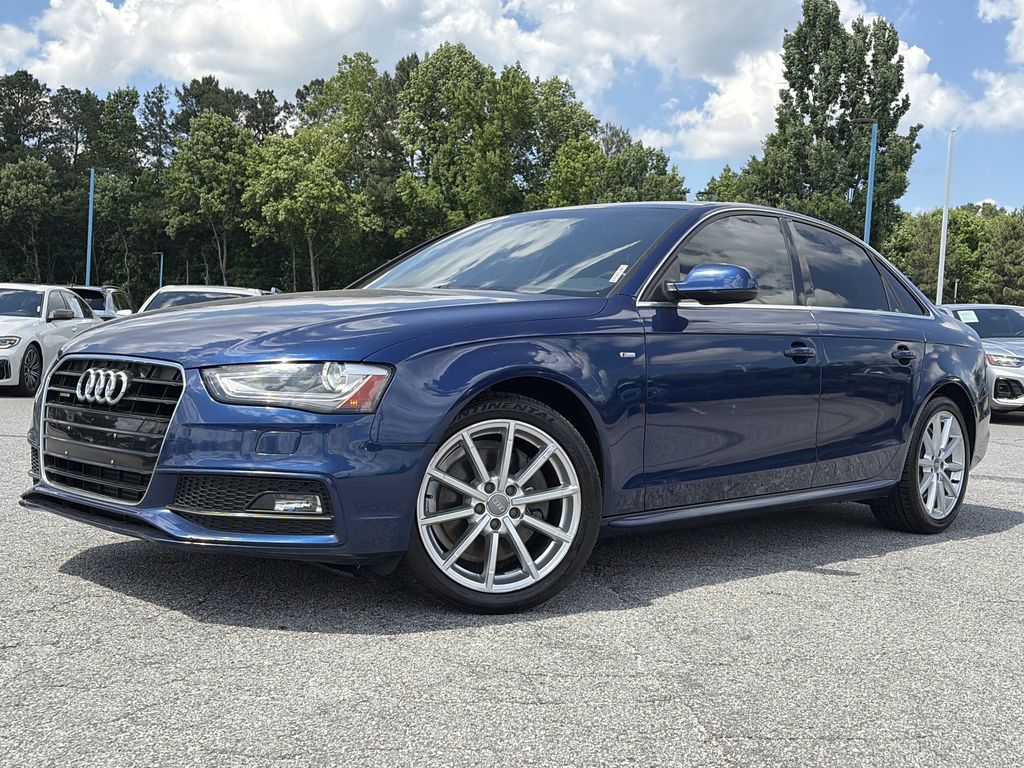 Sepang Blue Pearl Effect 2016 Audi A4 2.0T quattro Premium Plus AWD Sedan All-Wheel Drive 8-Speed Automatic
