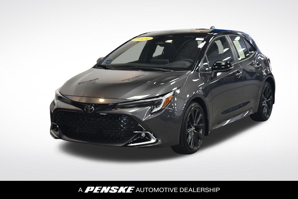 Midnight Black Metallic 2024 Toyota Corolla Hatchback XSE FWD Hatchback Front-Wheel Drive Continuously Variable Transmission