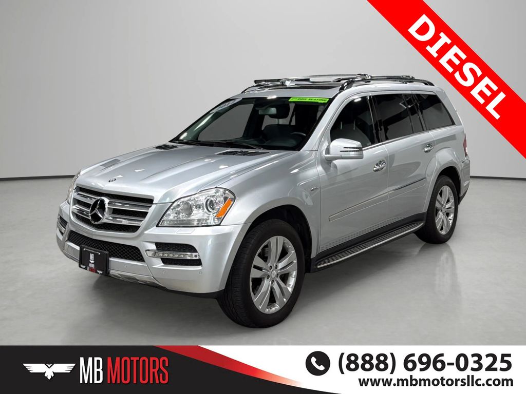 Palladium Silver Metallic 2012 Mercedes-Benz GL-Class GL350 BlueTEC 4MATIC AWD SUV / Crossover All-Wheel Drive 7-Speed Automatic