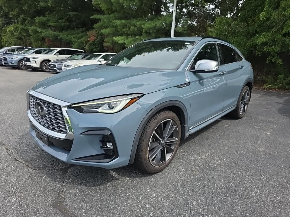 Slate Gray 2023 INFINITI QX55 SUV / Crossover All-Wheel Drive Continuously Variable Transmission