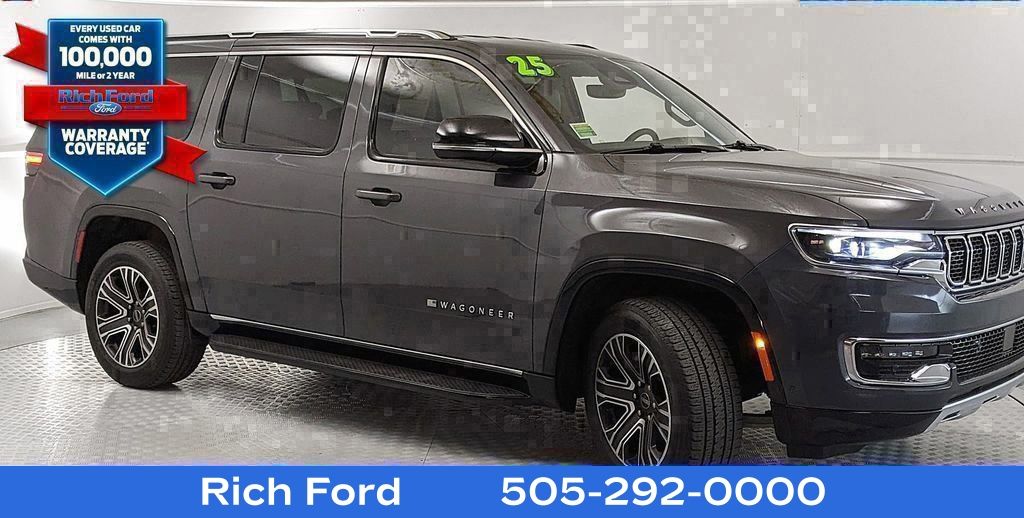 Baltic Gray Metallic Clearcoat 2025 Jeep Wagoneer L Series II 4WD SUV / Crossover Four-Wheel Drive 8-Speed Automatic