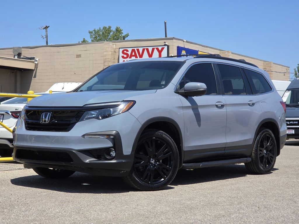 Blue 2022 Honda Pilot SUV / Crossover All-Wheel Drive 9-Speed Automatic