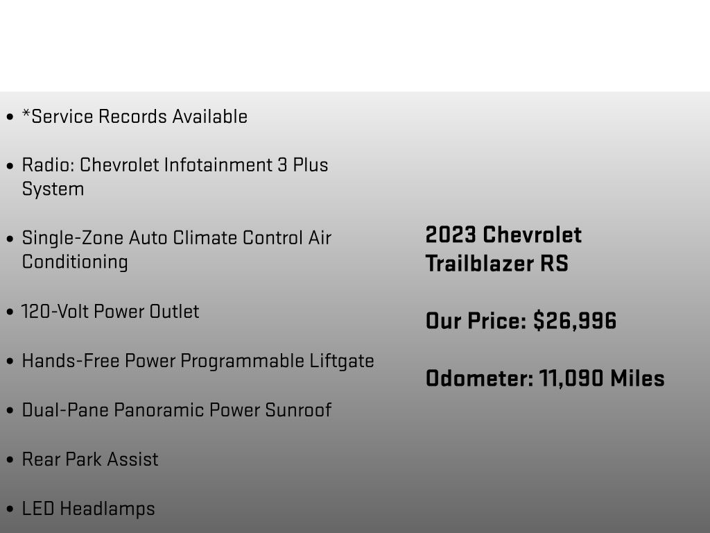 2023 Chevrolet TrailBlazer RS Beige at Auto Express Mitsubishi